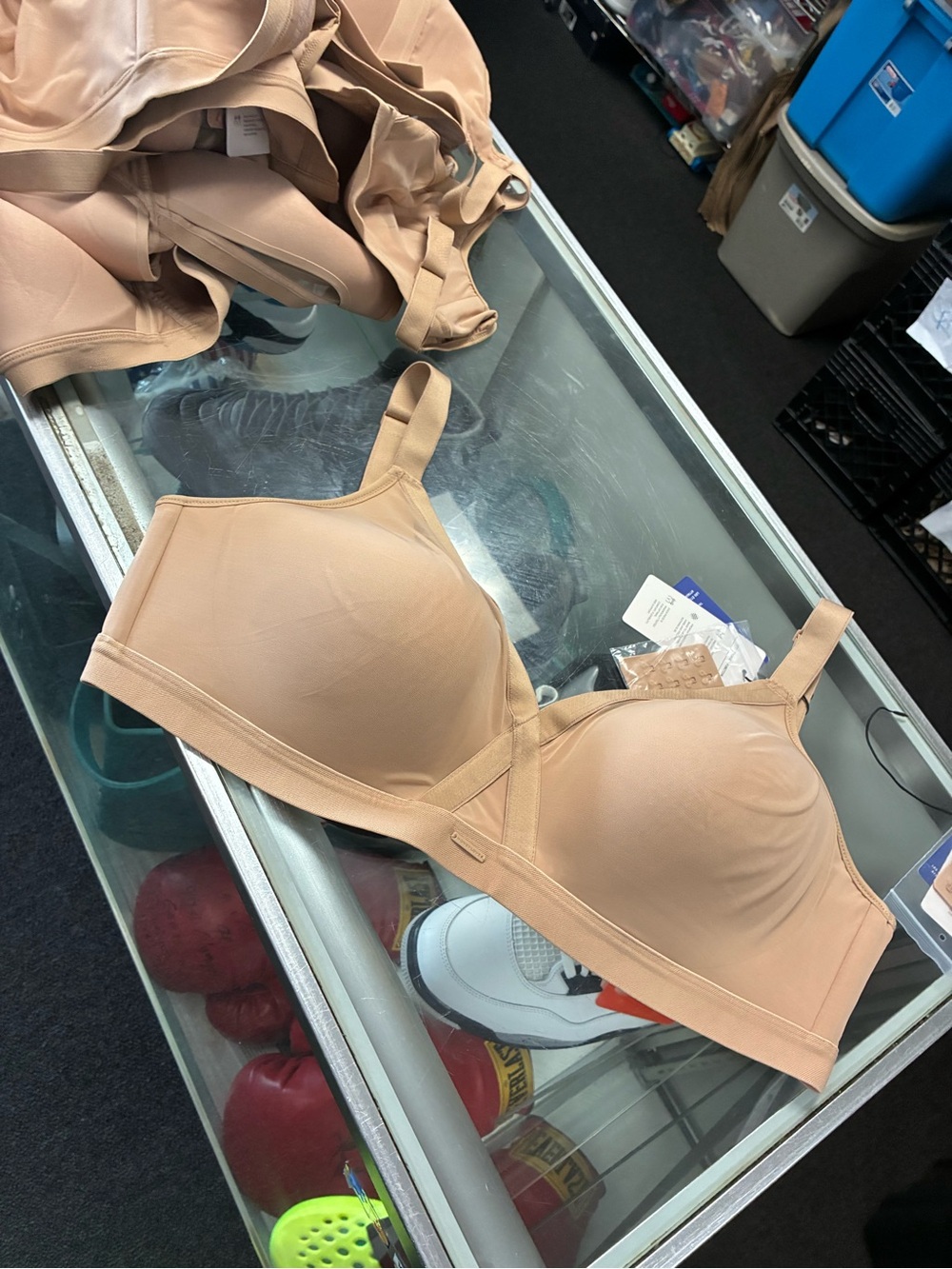 Women’s Honeylove X Balance Bra Sand New SZ 34C NWT